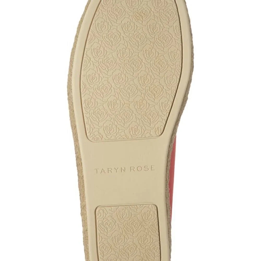 Taryn Rose Quincy Shiny Espadrille Red Sangria 6